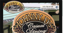 Desktop Screenshot of johnnydsrestaurant.com